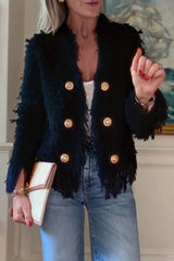 Freja Elegant Cardiganjakke med Dusk